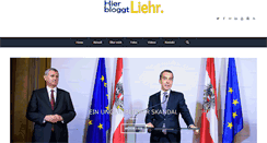 Desktop Screenshot of liehr.at